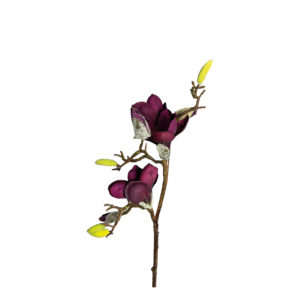 Kunstblume Magnolie in Rot